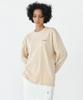 Wokeuwokeu Logo Long T-Shirt (Beige)