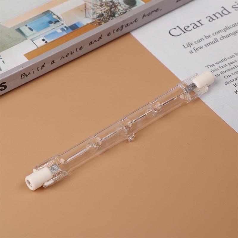 1Pc 100/200/300W Halogen Lamp 118mm Double Ended Linear R7s Halogen Light Bulb AC230V Household Decor R7s Halogen Bulb