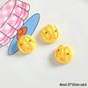 Big Eyes Cheese Resin Toy - Handmade DIY Accessories: Fridge Magnet, Shoe Buckle, Hair Accessory