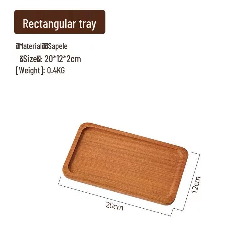 Ebony Wood Japanese Style Serving Tray