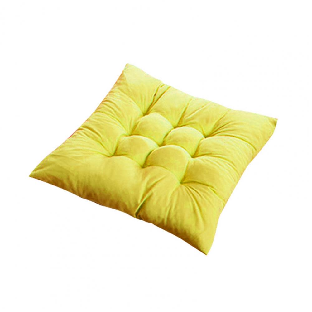Stylish Seat Cushion All Match Simple Design Chair Cushion Bright Color Non-Slip Cushion
