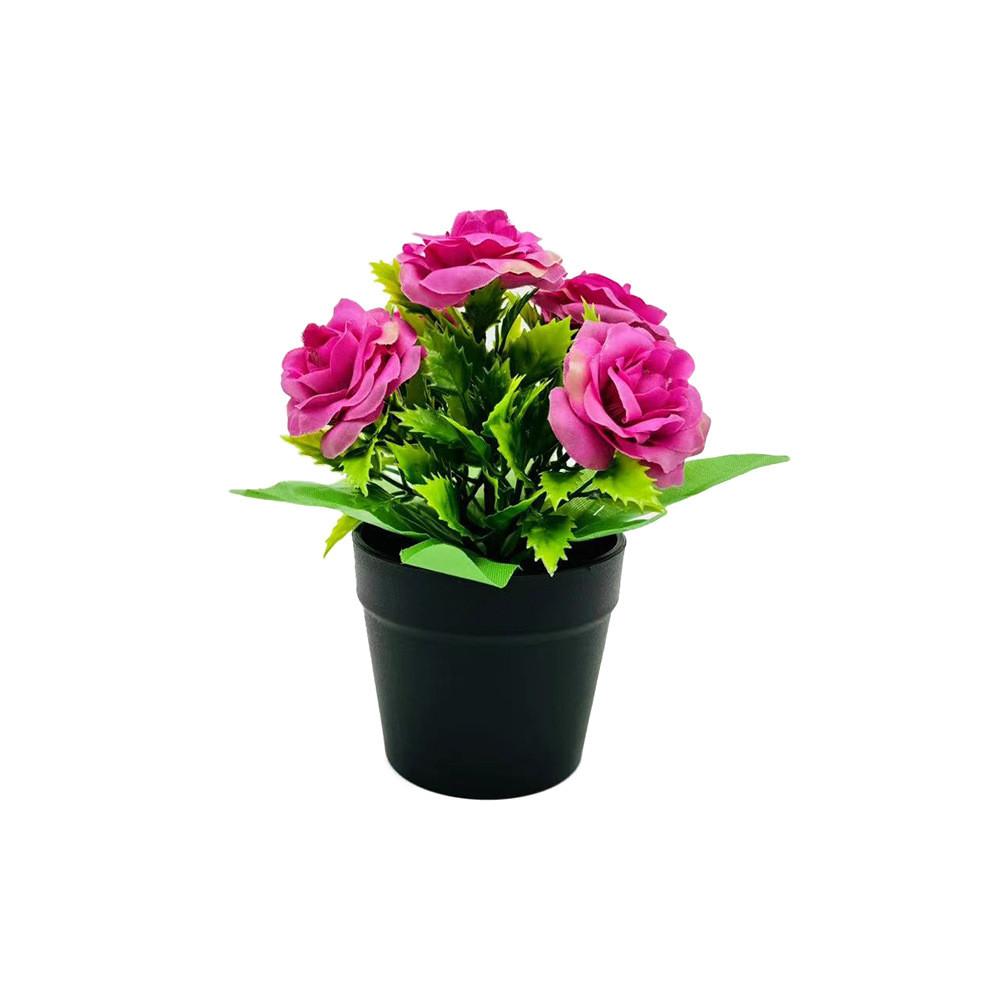 Bonsai Realistic Rose Room Decoration For Store Window Display And Events