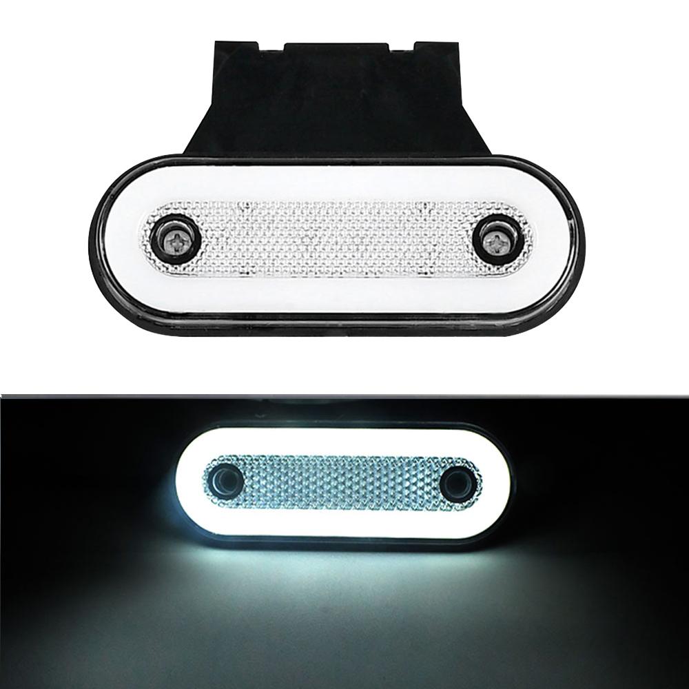 1PC LED Side Marker Light 12V 24V Truck Clearance Lamp Tail Light Trailer Tractor Lorry Warning Parking Lamp with Bracket