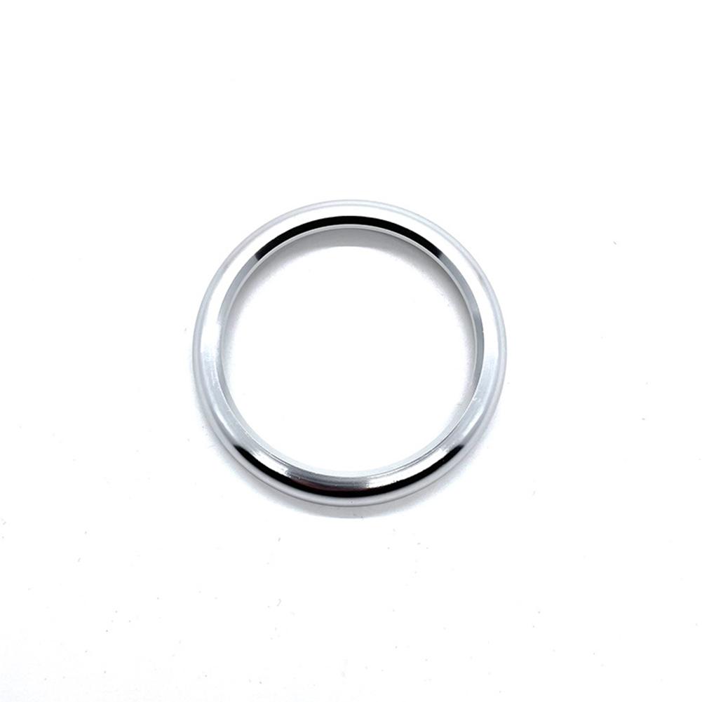 

Алюминиевый сплав автомобильные часы украшение кольцо секундомер компас секундомер наклейка декоративная отделка для Porsche Cayenne Macan Panamera 911 718 серебряный