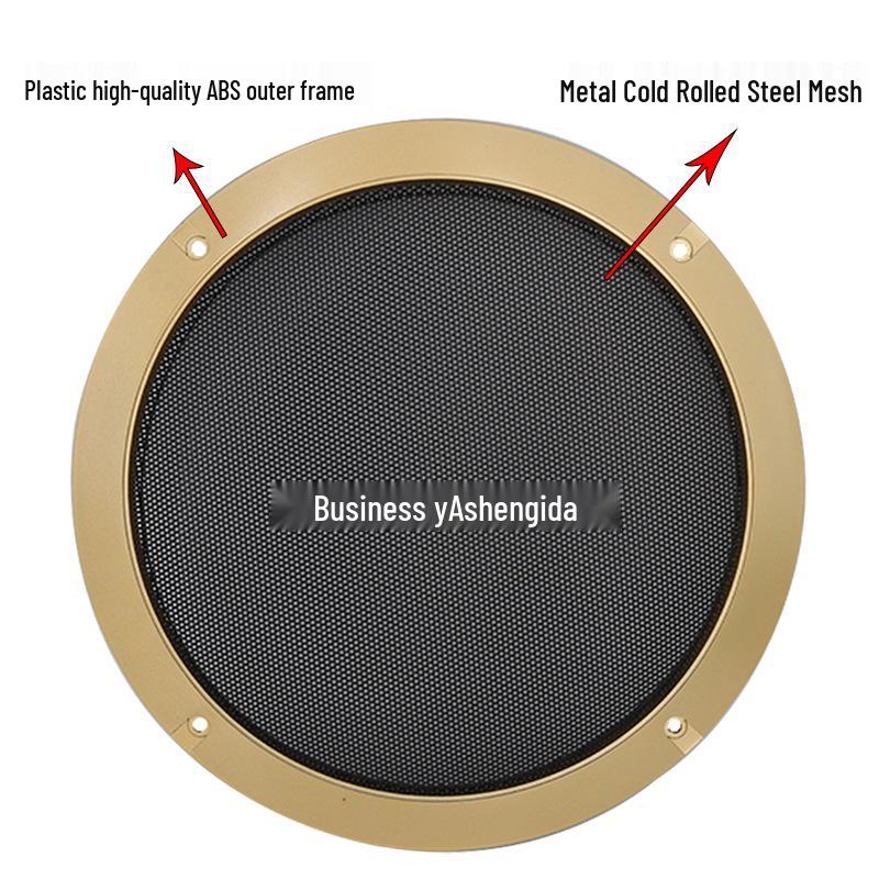 Steel Speaker Horn Grille Covers: 2, 3, 4, 5, 6.5, 8, 10 Inch Mesh Protection