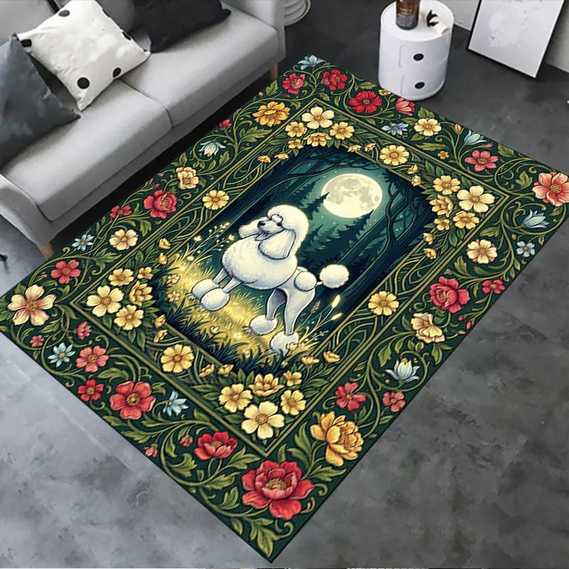 

2025 New Poodle Carpet Rug for Living Room Bedroom Home Sofa Decoration,Kids play Non-slip Floor Mat99 40x60cm( 15x23in )