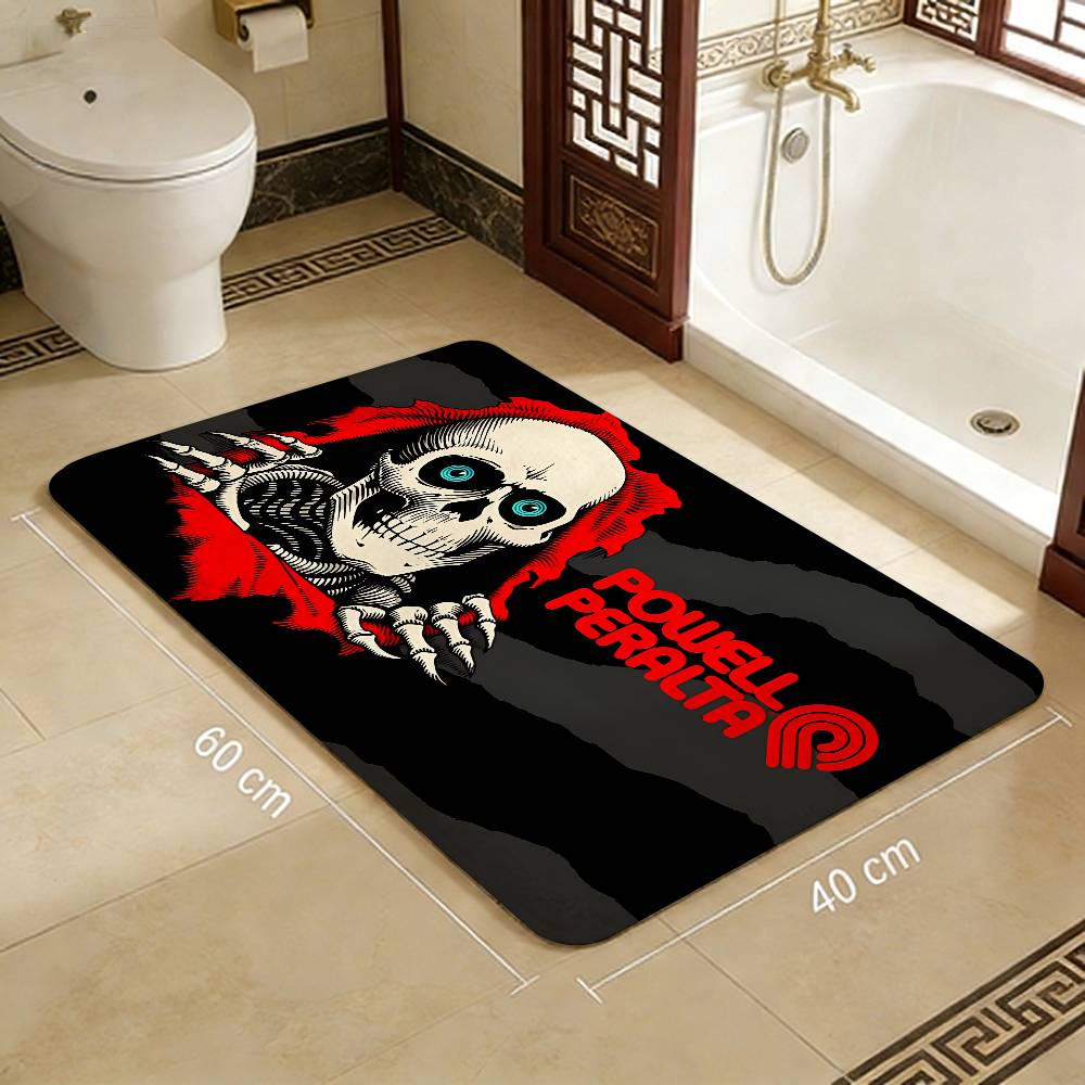 P-Powell P-Peralta Floor Mat Cheaper Anti-slip Modern Living Room Balcony Printed Bedside Mats