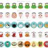 500pcs Thank You Sticker Love Heart-shaped Flower Decorative Sealing Labels Vintage Stickers Gift  Scrapbook Supplies