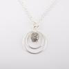 Ethiopian Copper Turquoise Gemstone 925 Sterling Silver Jewelry Pendant 1.65" PP-61-42