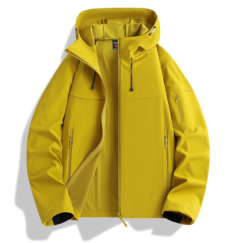 2026 Spring High-Quality Windproof Waterproof Unisex Softshell Outdoor Jacket 6XL