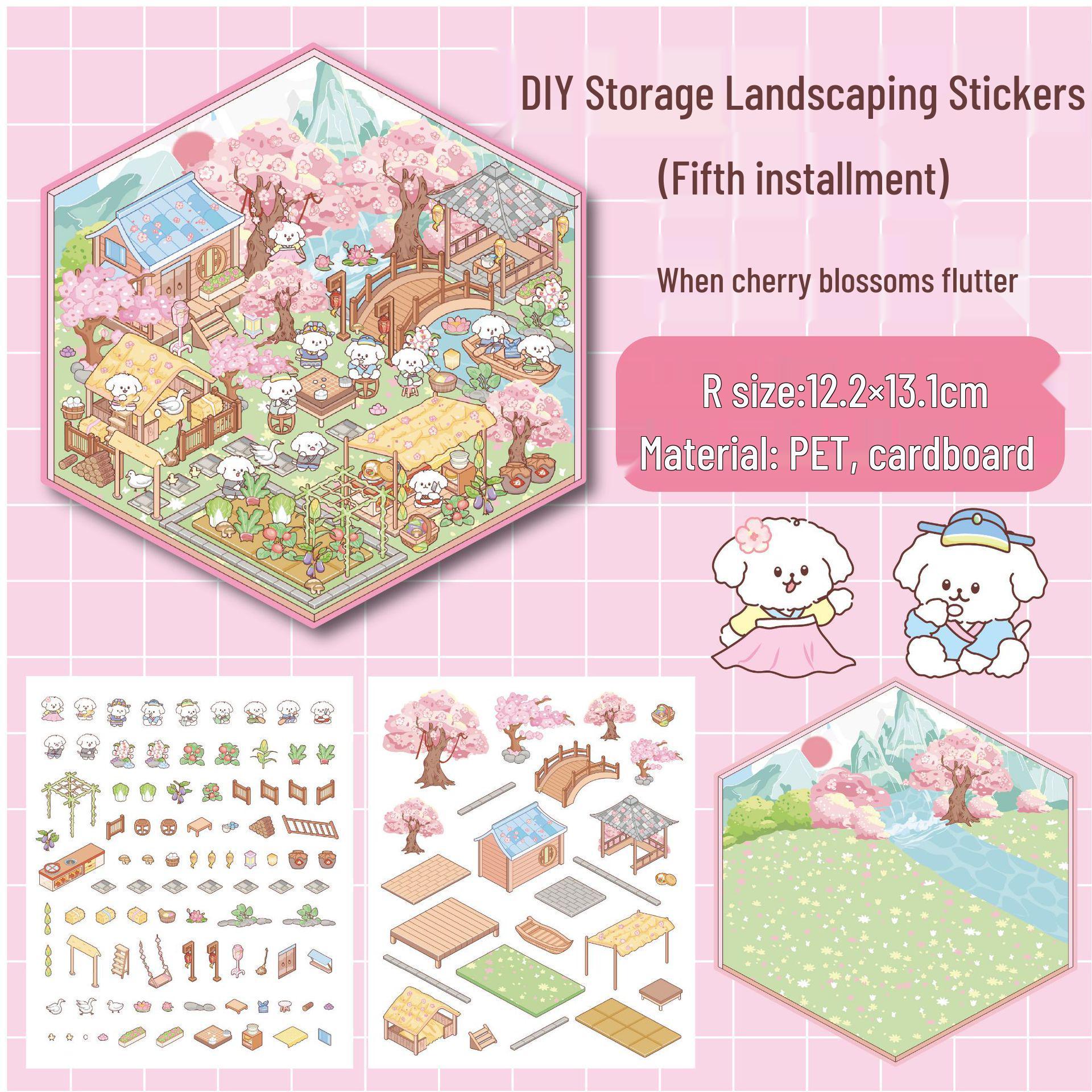 

No-Cut Educational DIY Storage Scenery Stickers for Journals
