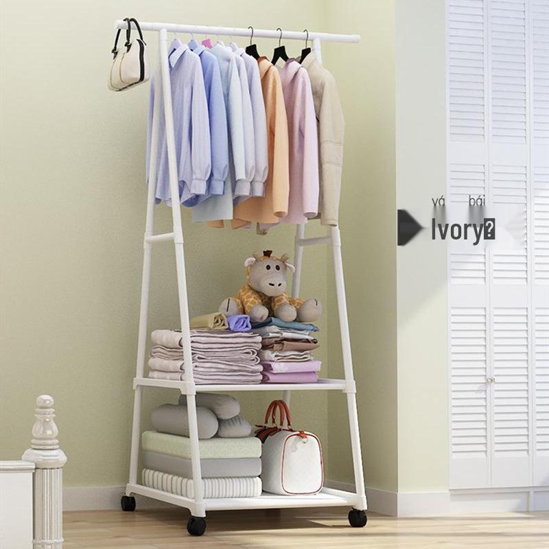 Простая металлическая вешалка для одежды - Роскошная напольная вешалка для пальто в спальню