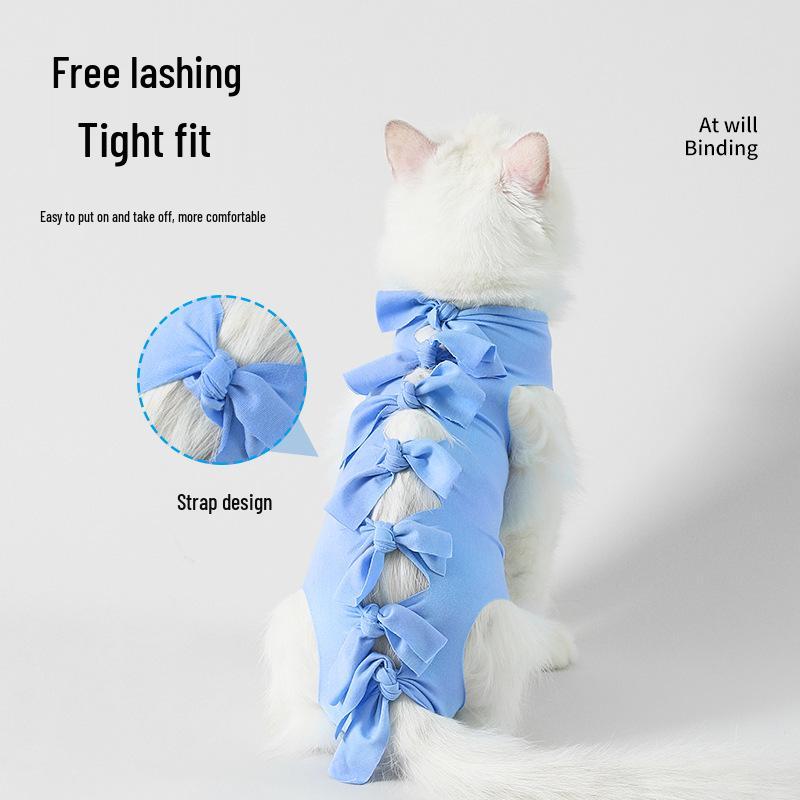 Breathable Cat Post-Surgery Anti-Licking Suit & Physiological Pants