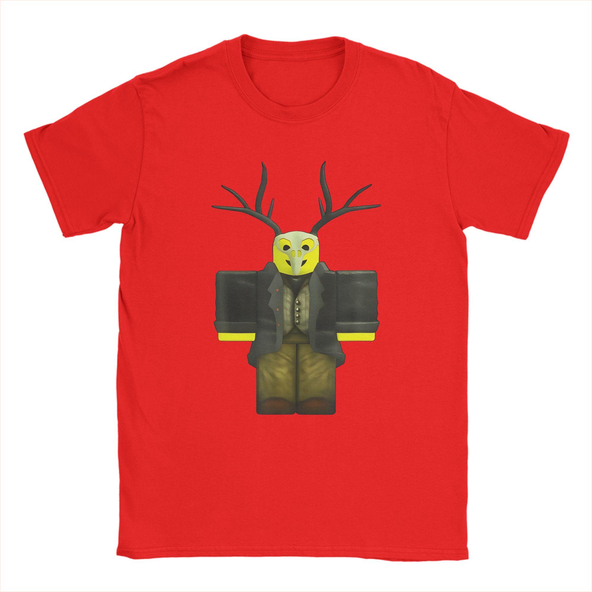 Cultist In The Forest Run 99 Nights in the Forest Halloween Escape T Shirt Men 100 Cotton T Shirts Summer Tee Shirt Cheap Tops S