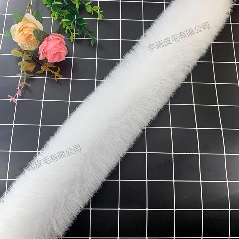 Tăietură manuală din blană sintetică de vidră pentru pelerină Hanfu și accesorii vestimentare