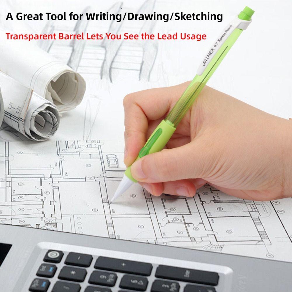 0.7mm Propelling Pencil Engineering Drawing Sketch Pencil Multi-functional 2B Pencil  Stationery