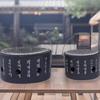 Round Portable Charcoal Grill for Boiling Tea and BBQ