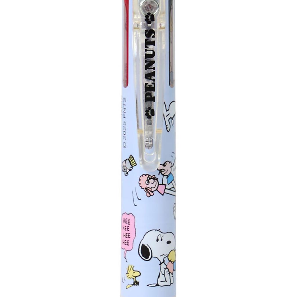 Sanrio FriXion Ball 3 Slim Snoopy Polycarbonate Ball Ink 928097 Pen, Diameter 0.38mm, Colors Black, Red, Blue, Knock-Type,