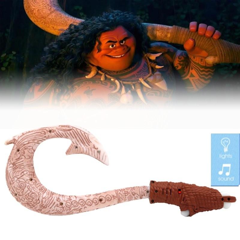Moana Fish Maui Hook Sound Lighting Weapon Children Toy Gift Prop Performance