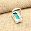 Amazing Santa Rosa Turquoise Gemstone 925 Sterling Silver Handmade Jewelry Ring