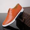 Men's Comfortable and Breathable Casual Board Shoes, Single Shoes, Leather Shoes