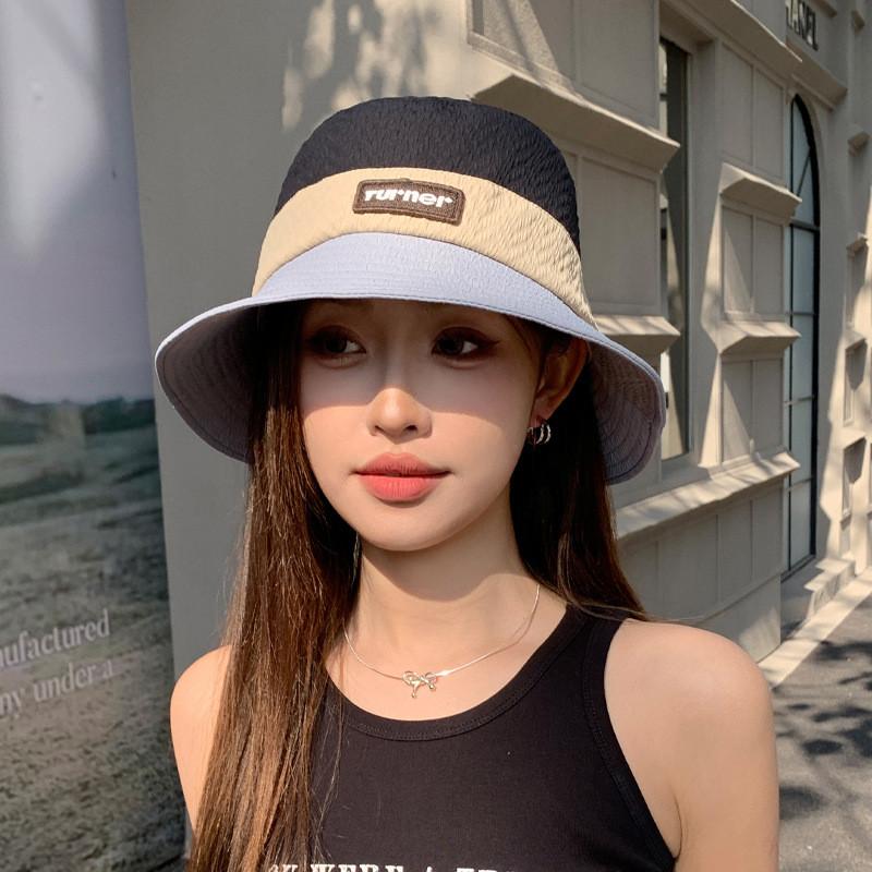 Polyester Sun Protection Cap With Wide Brim For Outdoor Casual Summer Women