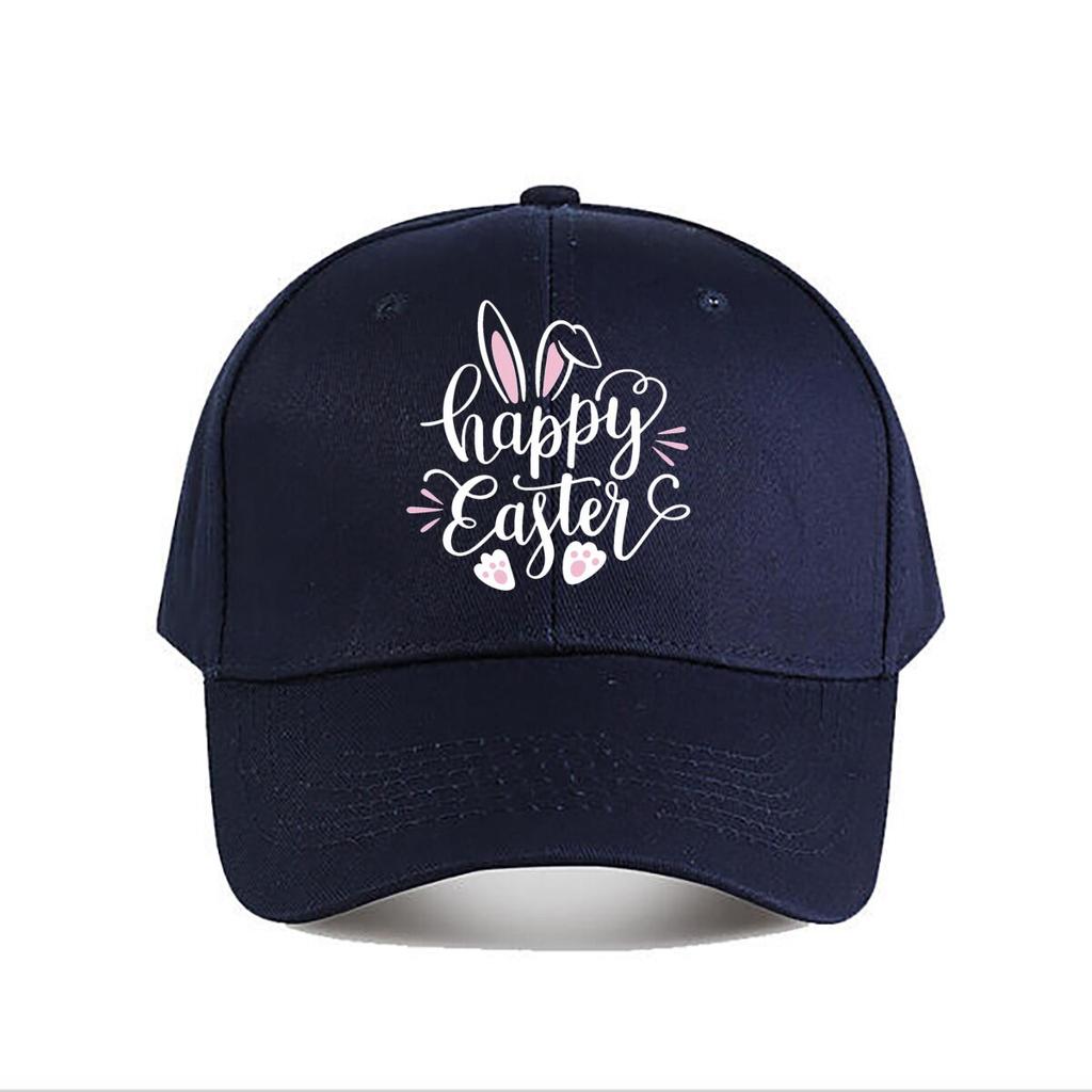 Happy Easter Bunny Ears Claw Decor Sticker Baseball Cap Fashion Unisex Sunhat Womens Outdoor Sports