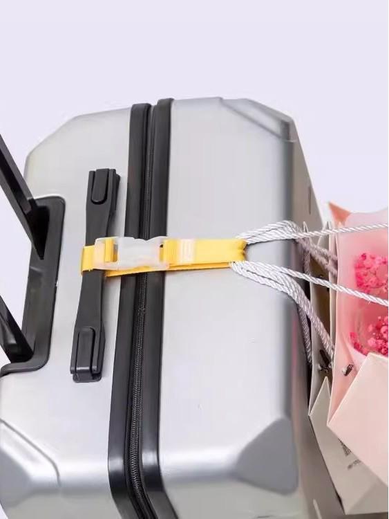 Portable Travel Strap: Luggage & Backpack Buckle with External Hook for Suitcases