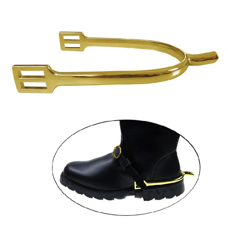 Traditional U Shape English Equestrians Spurs Light Weight Design With Zincs Alloy Construction For Horseback Training
