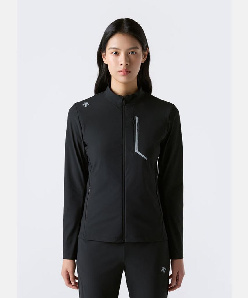Descente Cooling Tricot Stand-Neck Training Jacket Black Sr313Tft71