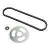 T8F Gear Chain Set Front Chainwheel 44T 3 Hole Sprocket 10T 10H Hole 88