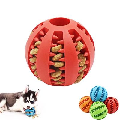 Yeni Köpek Topu Oyuncaklar Küçük Köpekler Için Interaktif Esneklik Köpek Çiğneme Oyuncağı Diş Temizleme Kauçuk Gıda Topu Oyuncak Evcil Hayvan Şeyler Aksesuarları