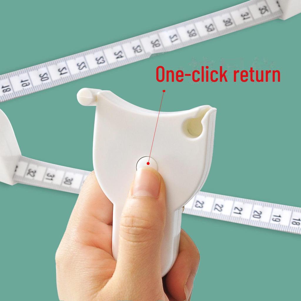 Mini Waist Circumference Ruler and Tape Measure - Metric/Imperial, Soft Y-Shaped Design