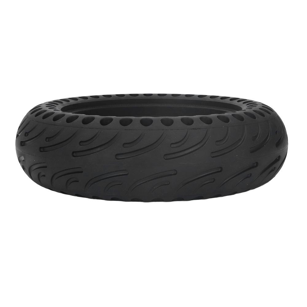 10 Zoll Vollgummirad Schwarz All-Terrain-Reifen Langlebiger Ersatzreifen Fahrsicherheit