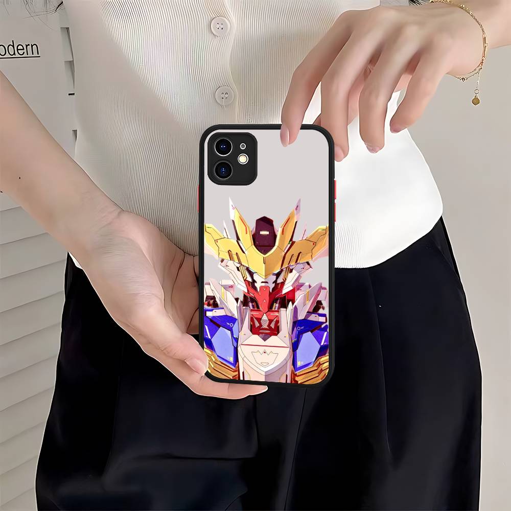 Cartoon G-Gundams Phone Case For IPhone 11 12 13 14 15 16 Pro Plus X XS MAX Matte Bumper Shockproof Cover