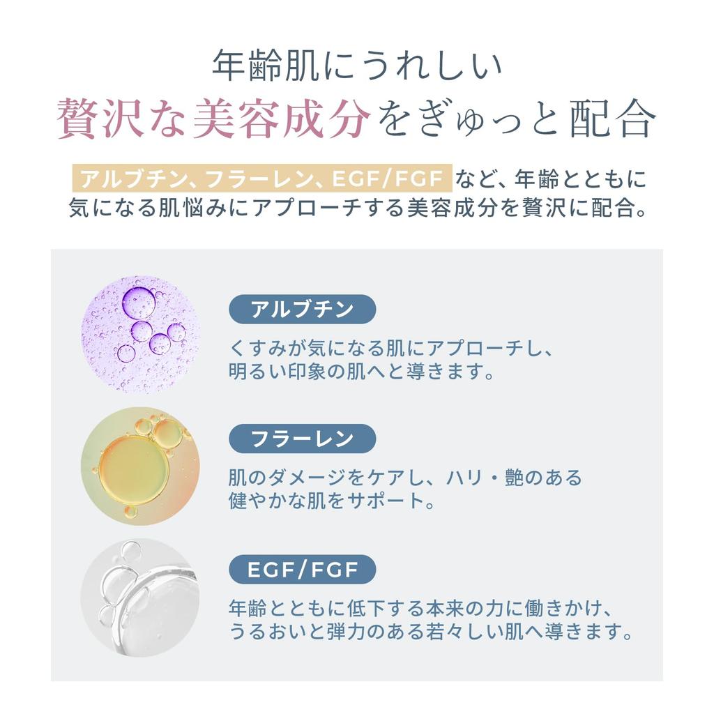 LULUNA Moisturizing But Not Aging Care Rich Cream 60g Night Face Wrinkle (strongly Sticky) Use/Moisturizing Improvement/EGF FGF/LULUNA