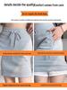 Women's Gray High-Waist Sporty Mini Skirt with Built-In Shorts - Spring/Summer A-Line Petite Skirt