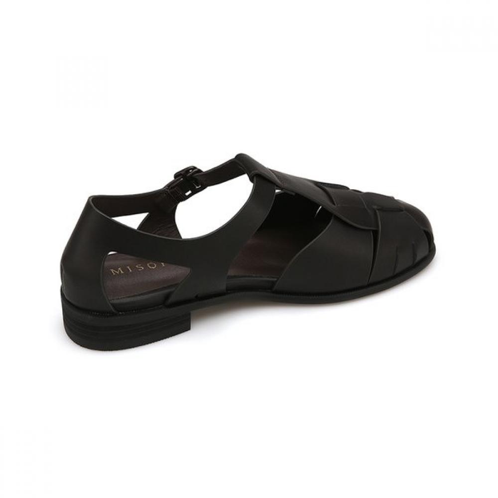 Misope Women Weaving Twist Strap Sandals 2cm 012224715