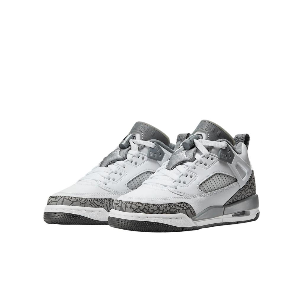 Air Jordan Spizike Low GS Wit Cool Grijs Kindersneakers Antraciet Wolfsgrijs FQ3950-102