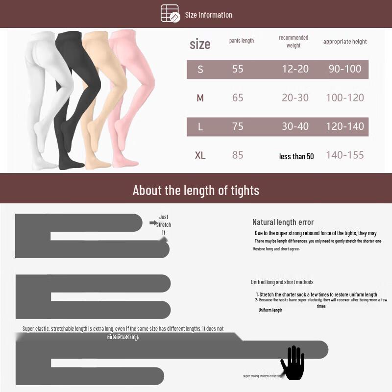 Langs_ha Girls' 3-Pack Thin Dance Tights