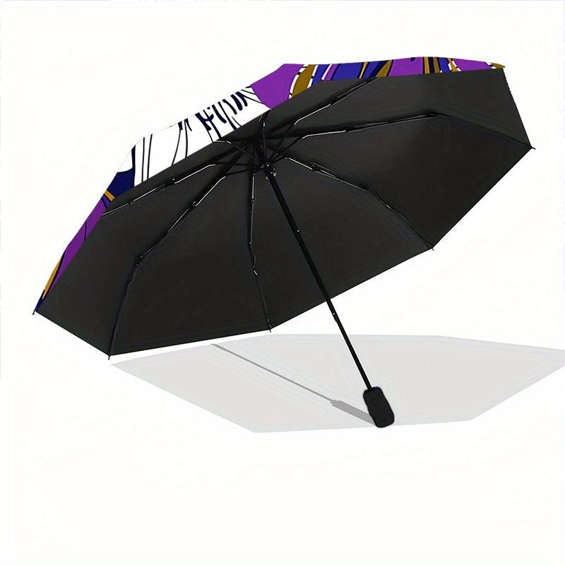 1pc Floral Pattern Automatic Open/close Folding Umbrella, Compact Portable Travel Umbrella, Perfect Birthday/Christmas, Cute Umbrella, Durab