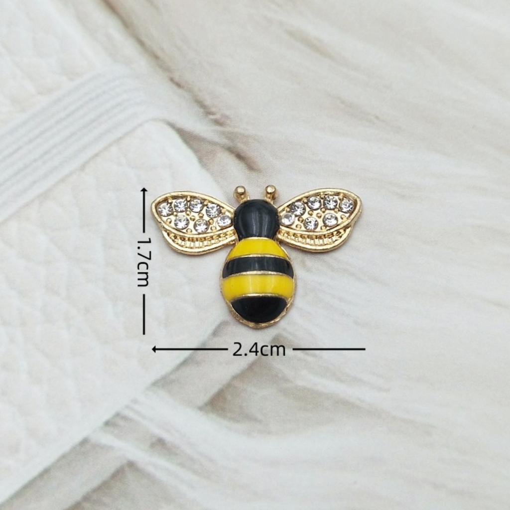 Slitinový Přívěsek Kapka - Medonosná Včelka Rozkošný Zvířecí Přívěsek Doplněk na Kabelku a Klíčenku Dekorativní Šperk