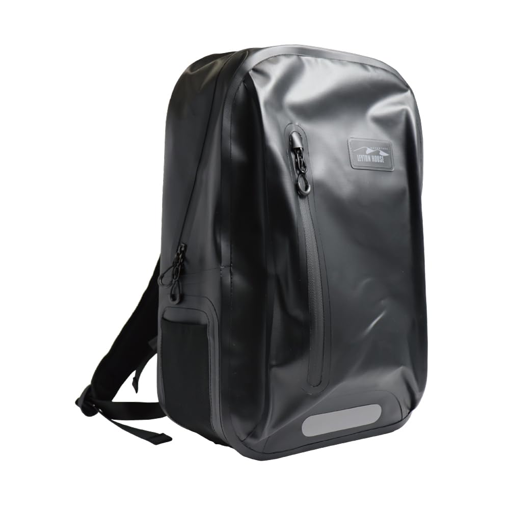 

Waterproof Backpack Medium [Leighton House] LHB-120 Black/Black