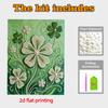 Crystal Pearl Painting 5D DIY Frame Decoration Painting Clover Home Wall Decoration Transparent Pearl Gemstone Painting Picture Art Crafts