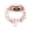 Fashion Faux Agate Beads Bracelet for Apple iWatch Series 1 2 42/38mm Women's Watch Band Strap