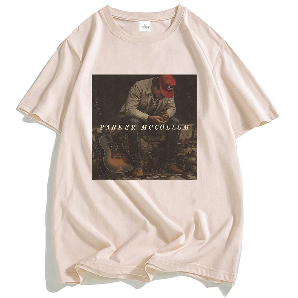 

2025 Альбом ПАРКЕР МАККОЛЛУМ Футболка Хлопок Короткий Рукав Летние Футболки Повседневная Мужская Женская Футболка Круглый Вырез Мужская Уличная Одежда Принт XXL