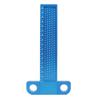 Scriber T-Type Aluminium Alloy 160mm Hole Positioning Metric Measuring Ruler Scribing Gauge Woodworking Tool Lightweight