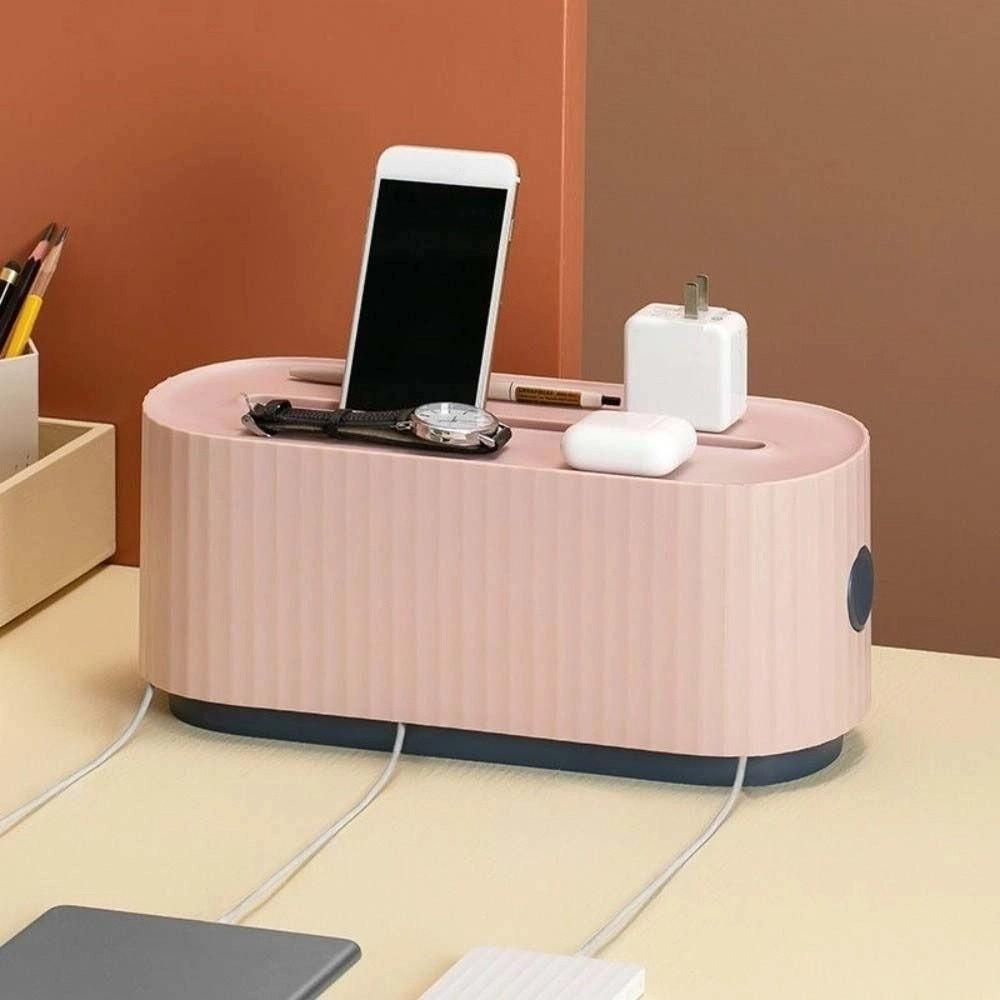 Mobile Charger Storage Cable Storage Box Patch Panel Finishing Box Storage Box  Living Room