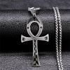 Ankh Cross Necklace - Ancient Egypt Inspired Men's Hip Hop Jewelry, Perfect Christmas Gift