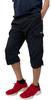 Outdoor Products T/C Weather 3/4 Length Men's Cargo Pants, Sizes M, L, LL, 2L, 3L, 4L (M, Black)